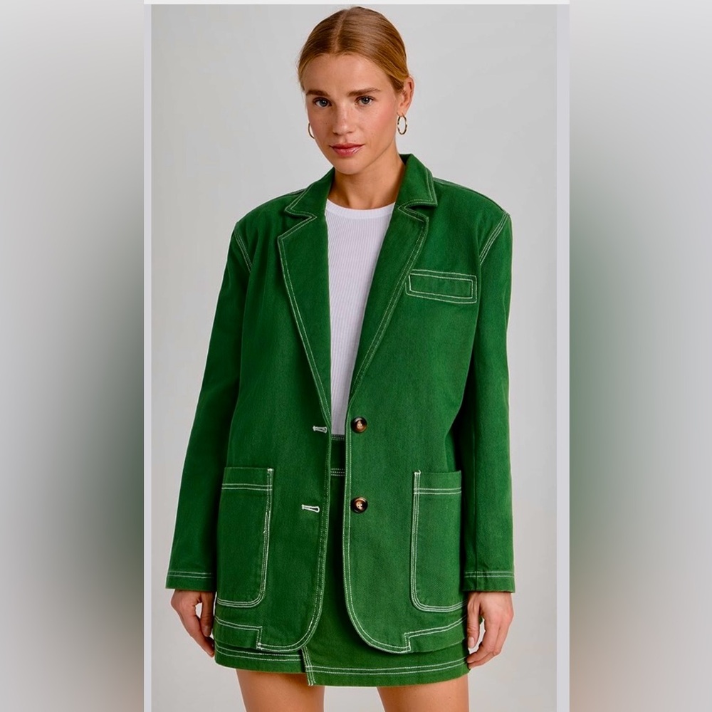 BLANKNYC Big Spin Green Blazer – SMALL New (no attached tags) boutique